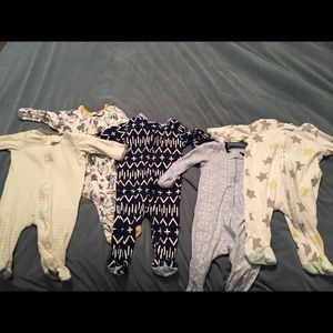 Boys 0-3 Month PJ bundle
